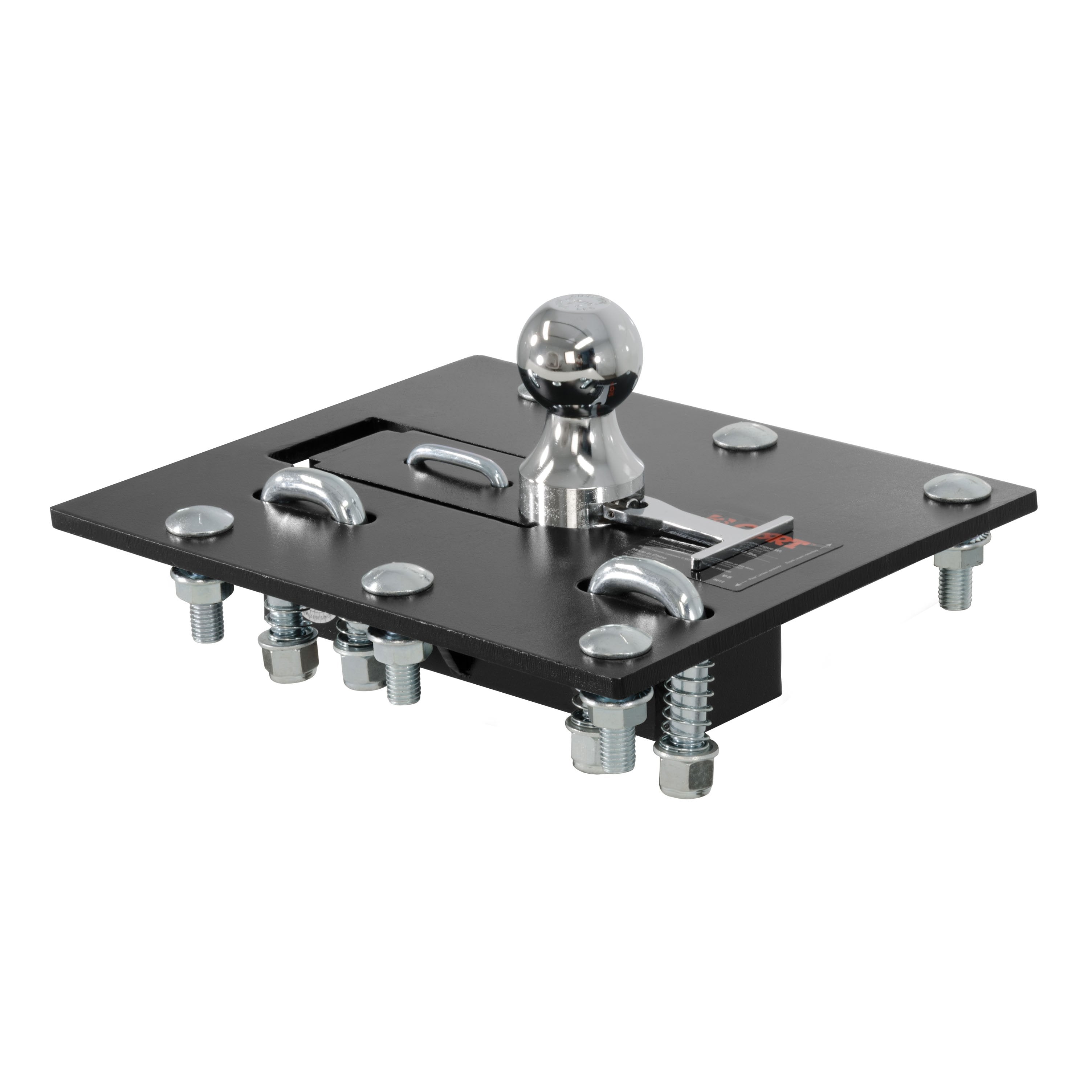 CURT Over-Bed Folding Ball Gooseneck Hitch, 30,000 lbs, 2-5/16-Inch Ball Model 61052