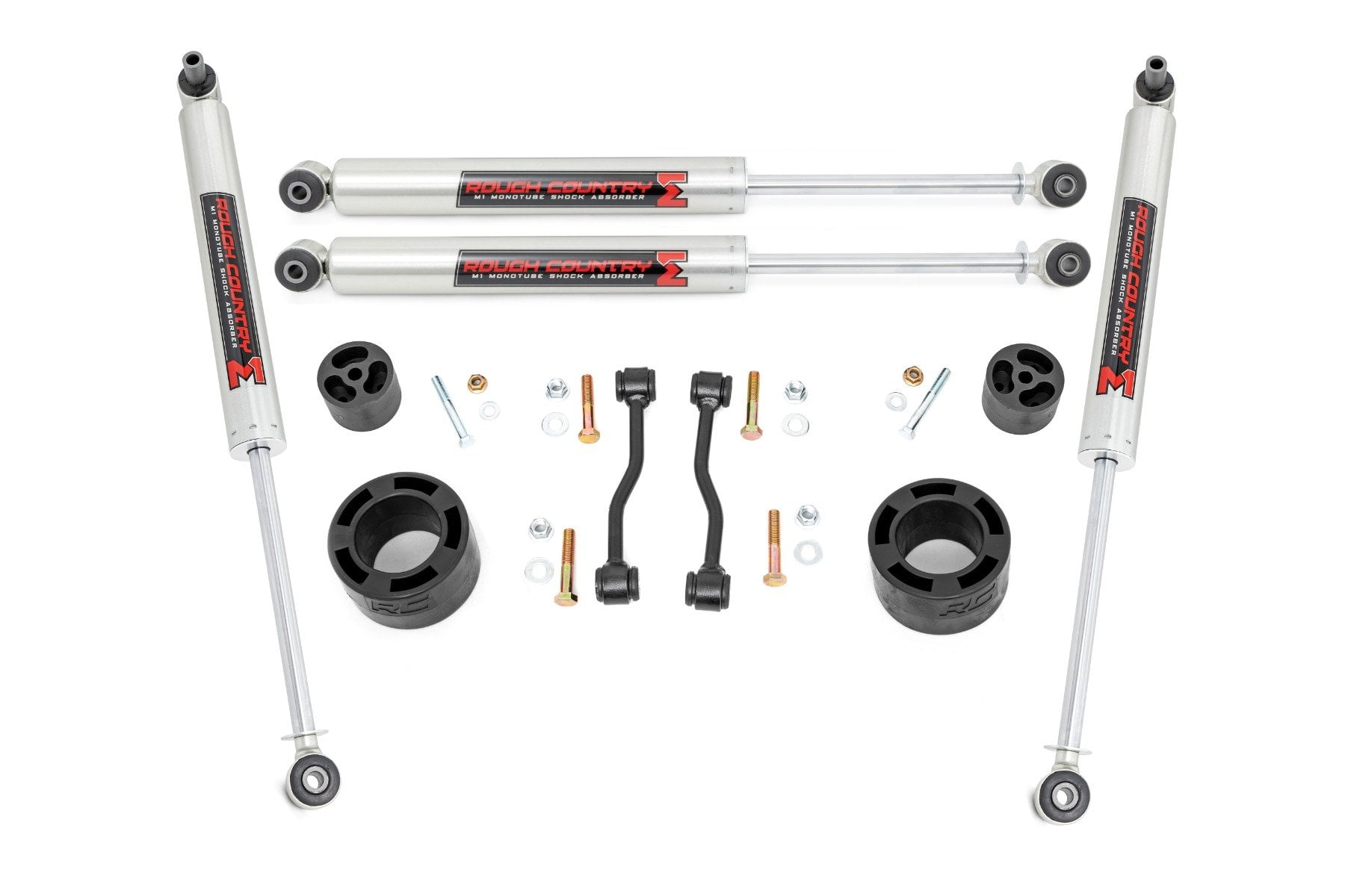 2.5 Inch Leveling Kit Spacers M1 Jeep Gladiator JT 4WD (2024-2025) Rough Country
