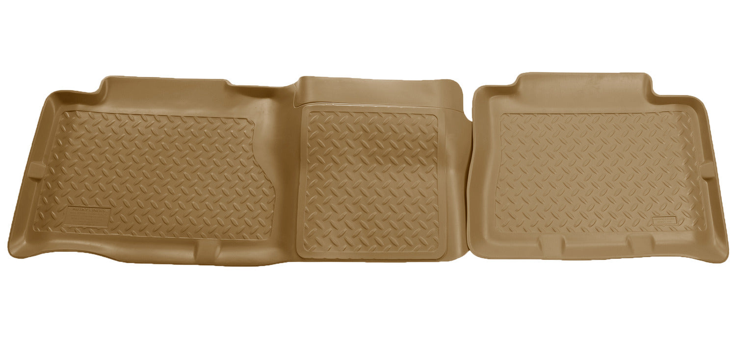 Classic Style 2nd Seat Floor Liner For 2000-2007 Tahoe/Yukon/Escalade/H2 Tan Husky Liners
