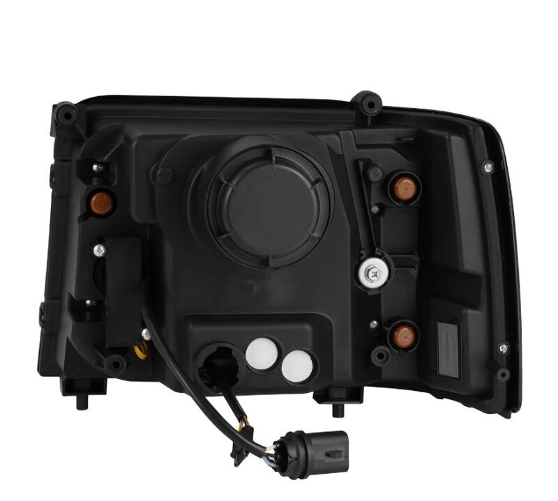 AlphaRex PRO-Series headlight for 92-96 Ford F-Series and Bronco, featuring sequential signal and daytime running lights.
