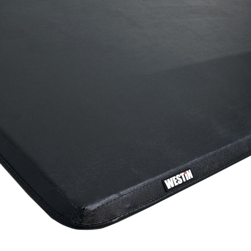 Westin 17-24 Ford F-250/350 Super Duty 6.75ft. Bed Soft Tri-Fold Tonneau Cover - Black