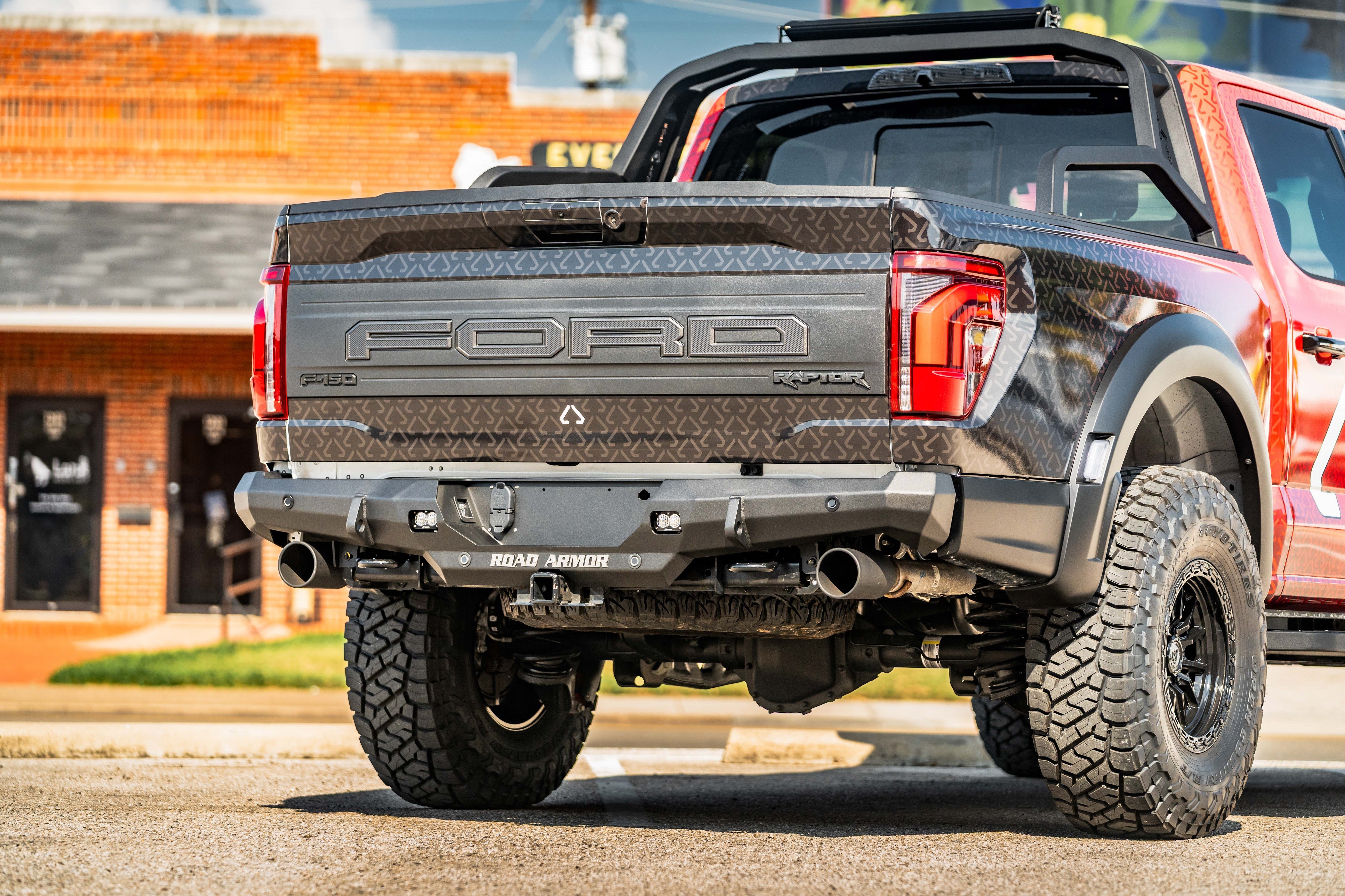 Stealth Rear Non-Winch Bumper - Texture Black - 2021-2026 - Ford - Raptor