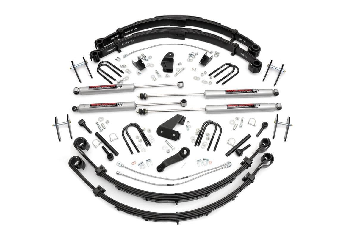 6 Inch Lift Kit Manual Steer Jeep Wrangler YJ 4WD (1987-1995) Rough Country