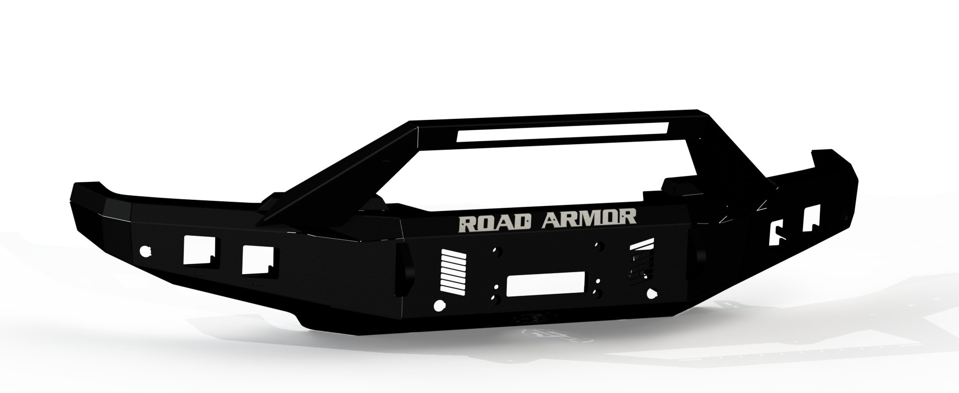 Stealth Front Winch Bumper Sheet Metal Pre-Runner Guard - Texture Black 2023-2025 Ford F-250 F-350