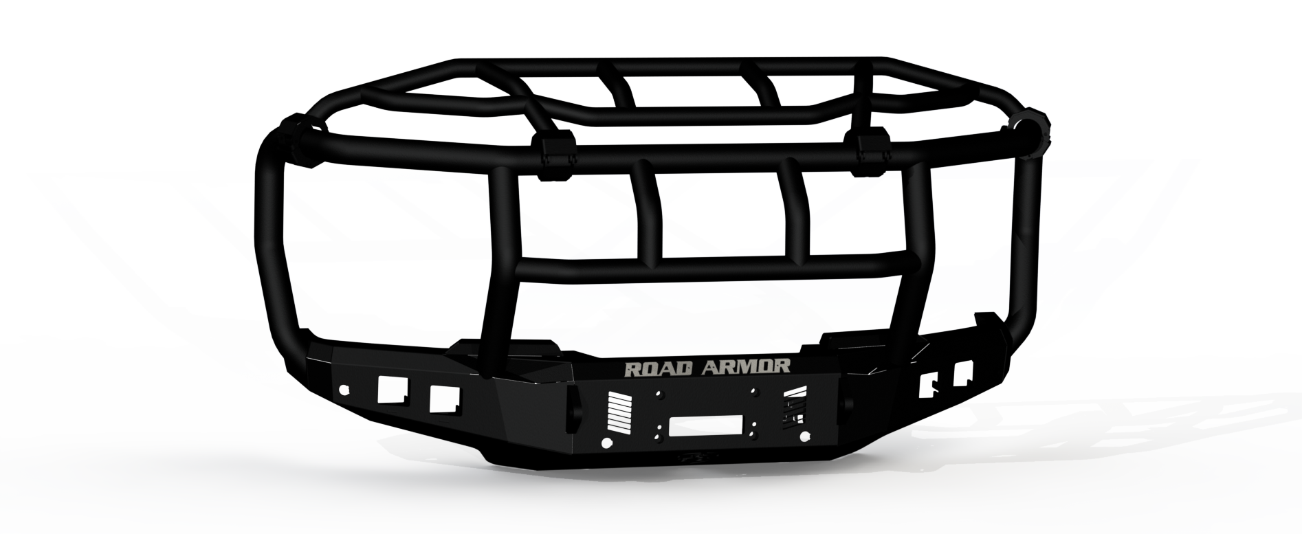 Stealth Front Winch Bumper Titan II Guard | Intimidator - Texture Black 2023-2025 Ford F-250 F-350
