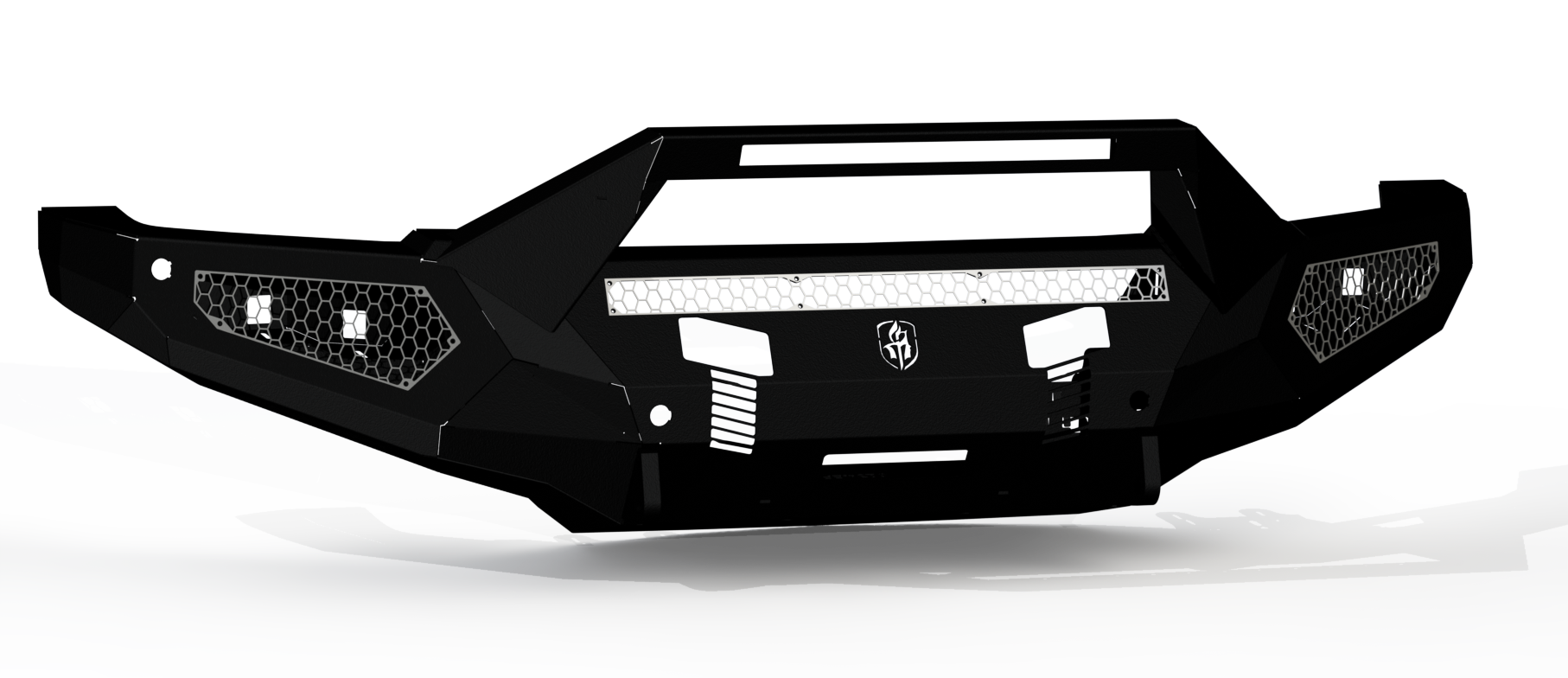 Evolution Front Winch Bumper Sheet Metal Pre-Runner Guard - Texture Black