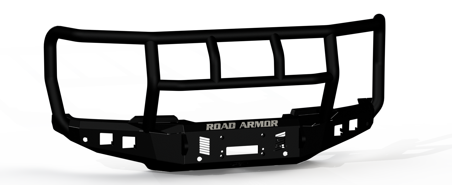 Stealth Front Winch Bumper Titan II Guard - Texture Black   - 2023-2025