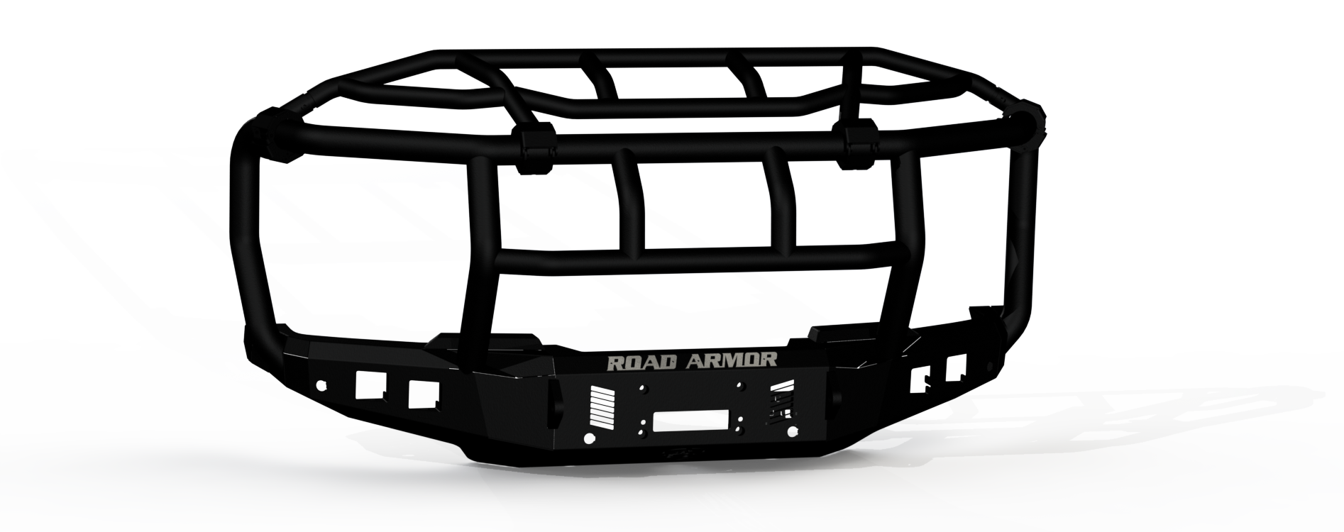 Stealth Front Winch Bumper Titan II Guard | Intimidator - Texture Black - 2023-2025