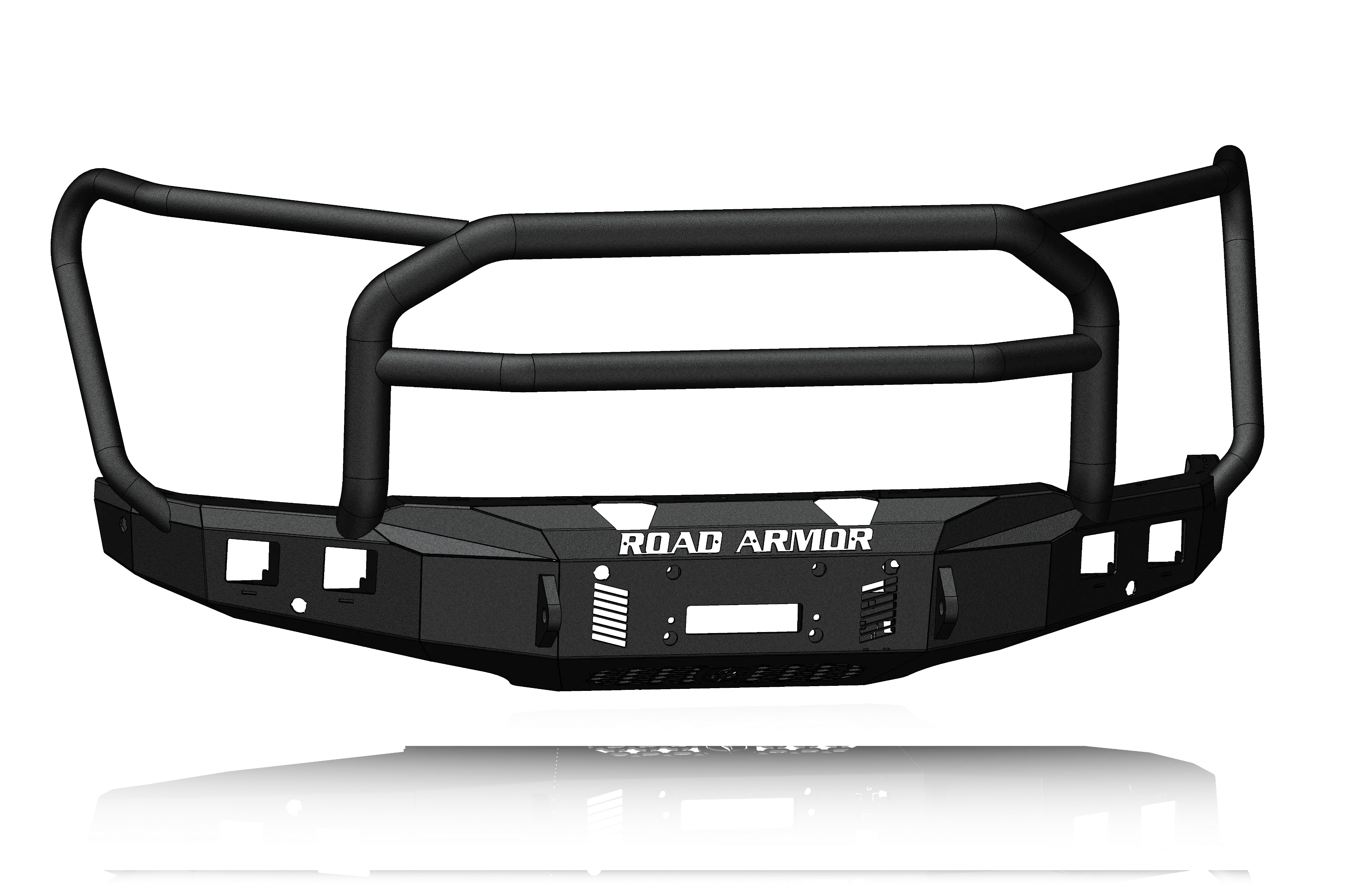 Stealth Front Winch Bumper Lonestar Guard - Texture Black - 2024-2026 - Ford F-150