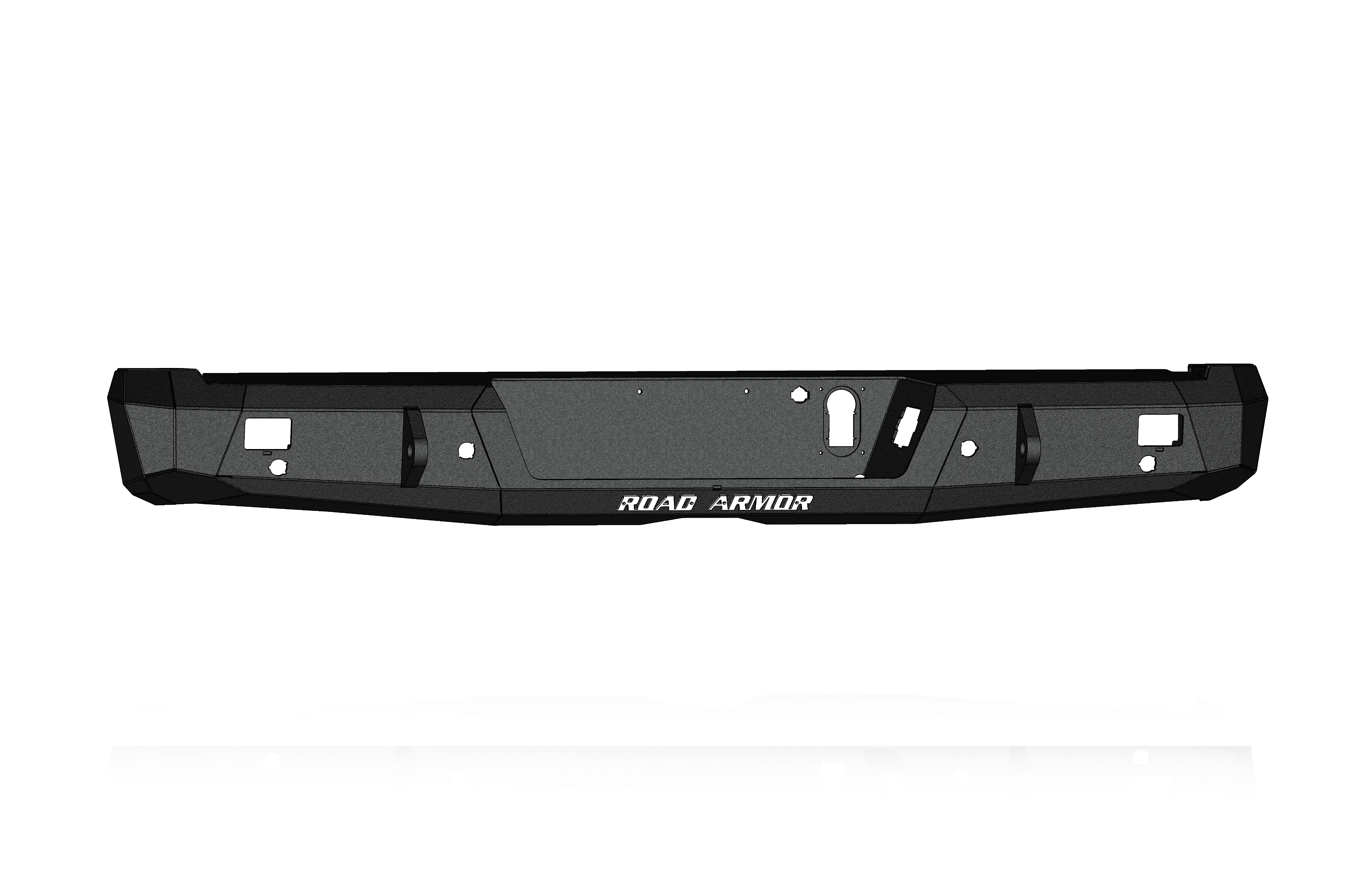 Stealth Rear Non-Winch Bumper - Texture Black - 2024-2026 - Ford F-150