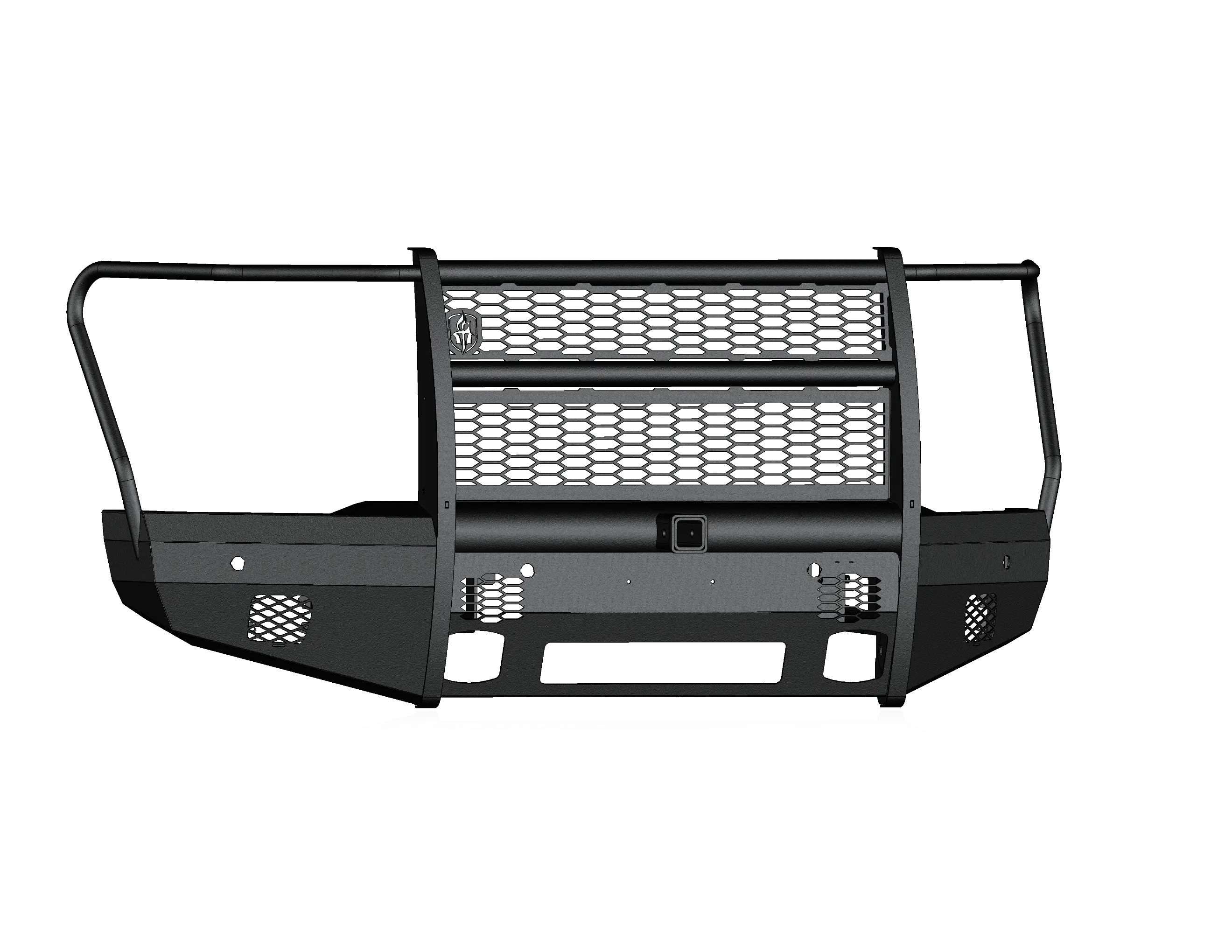 Vaquero Front Non-Winch Bumper Full Guard | 2in Receiver - Texture Black - 2024-2026 - FORD F-150