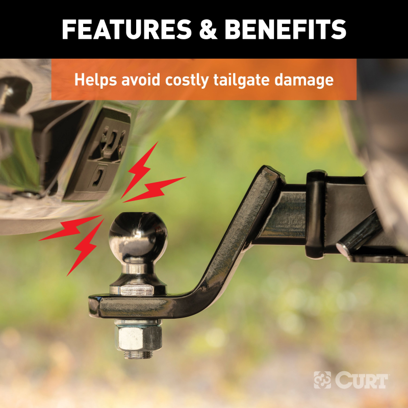 CURT Protective MultiPro / Multi-Flex Tailgate Sensor with 2-1/2 Model 58268