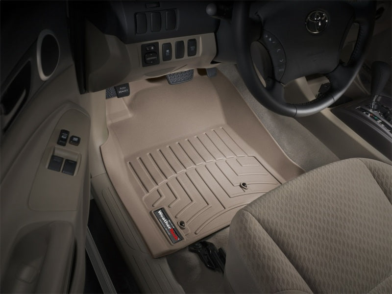 WeatherTech 05-11 Toyota Tacoma Access Cab Front FloorLiner - Tan