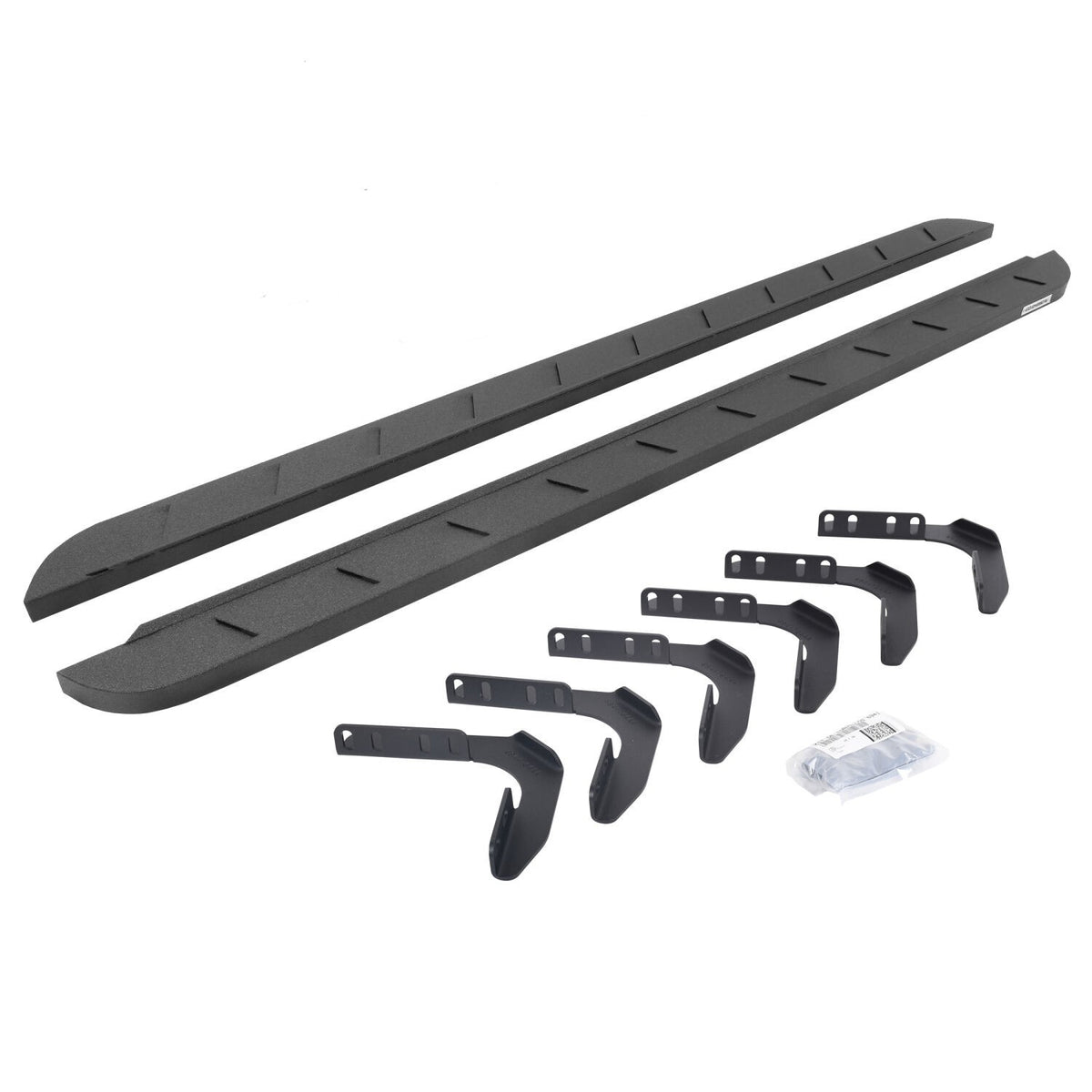 RB10 Slim Line Running Boards With Mounting Brackets Protective Bedliner Coating 1999-2016 Ford F-250/F-350 Go Rhino