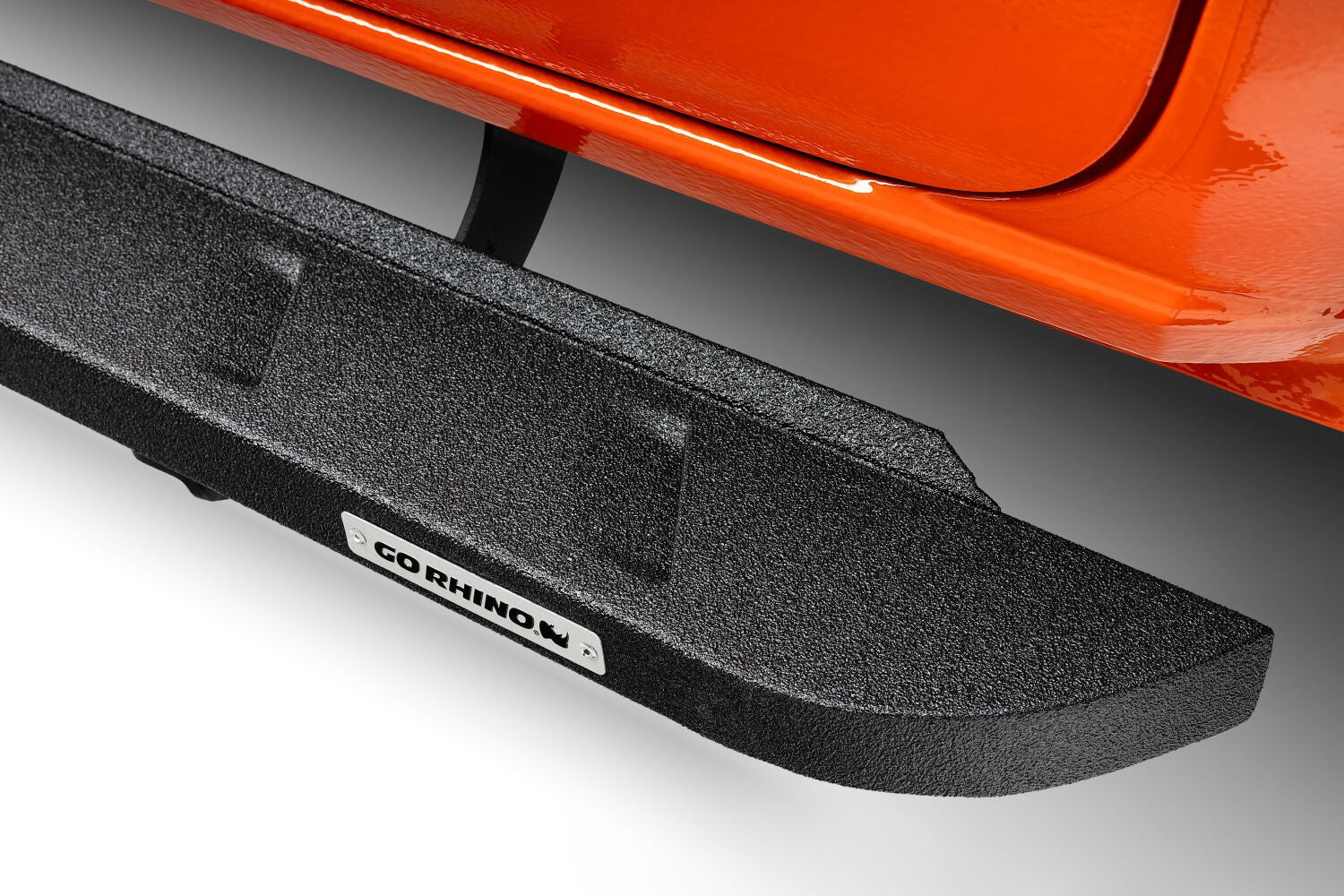 RB10 Slim Line Running Boards With Mounting Brackets Protective Bedliner Coating 2019-2026 Ram 1500 Extended Cab Go Rhino