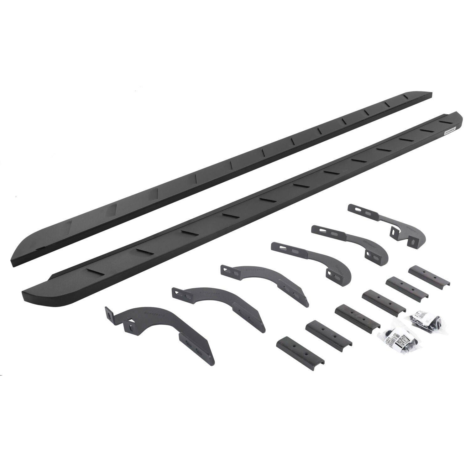 RB10 Slim Line Running Boards W/Brackets Textured Black 2025-2026 Toyota 4Runner Go Rhino