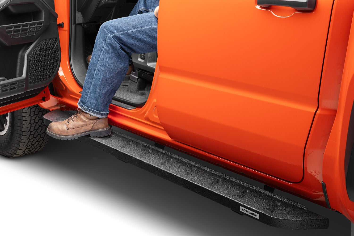 RB10 Running Boards W/Brackets Kit Bedliner coating 2025-2026 Toyota 4Runner Go Rhino