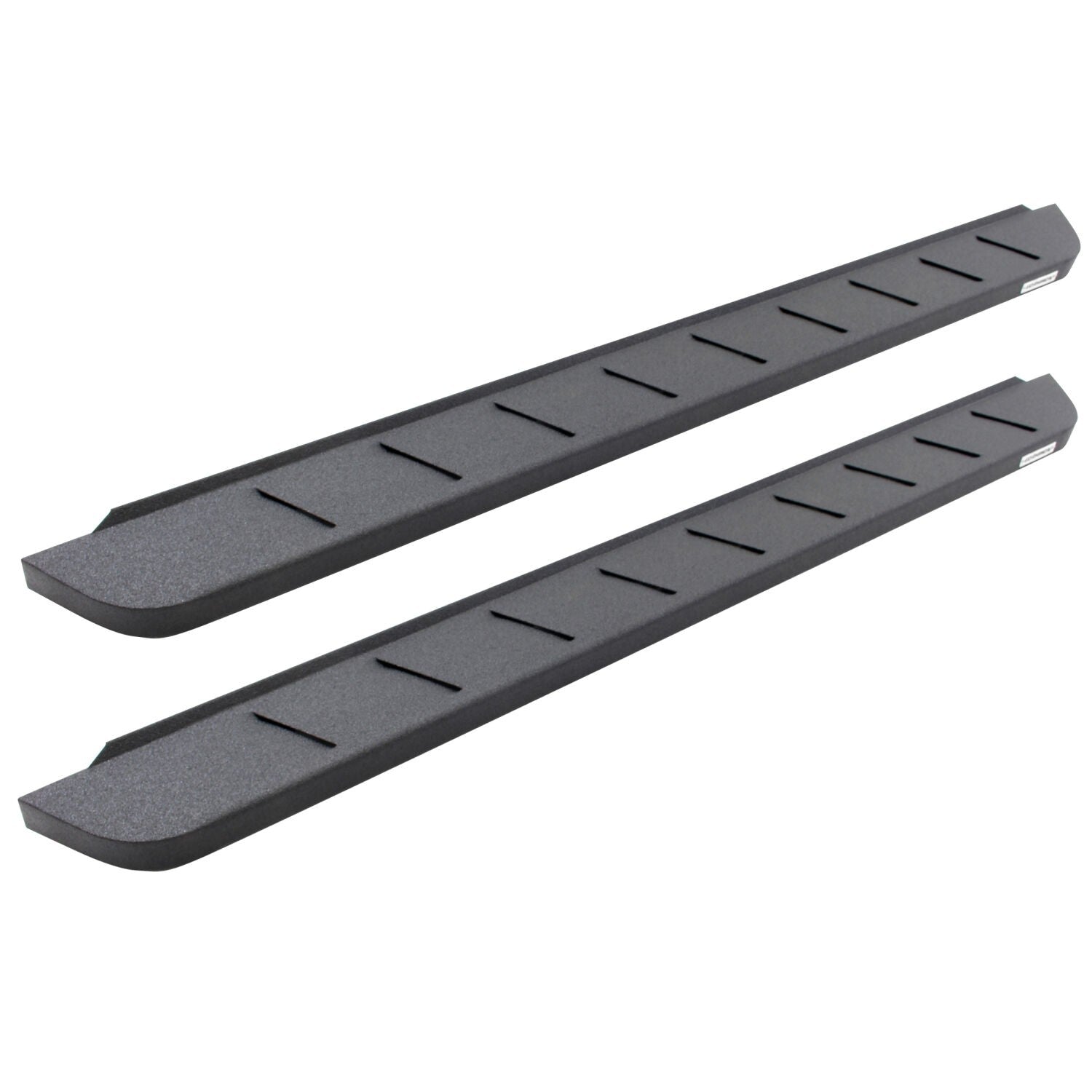 RB10 Running Boards With Mounting Brackets & 1 Pair of Drop Steps Kit Protective Bedliner Coating For 2007-2018 Jeep Wrangler JK 4 Door Go Rhino