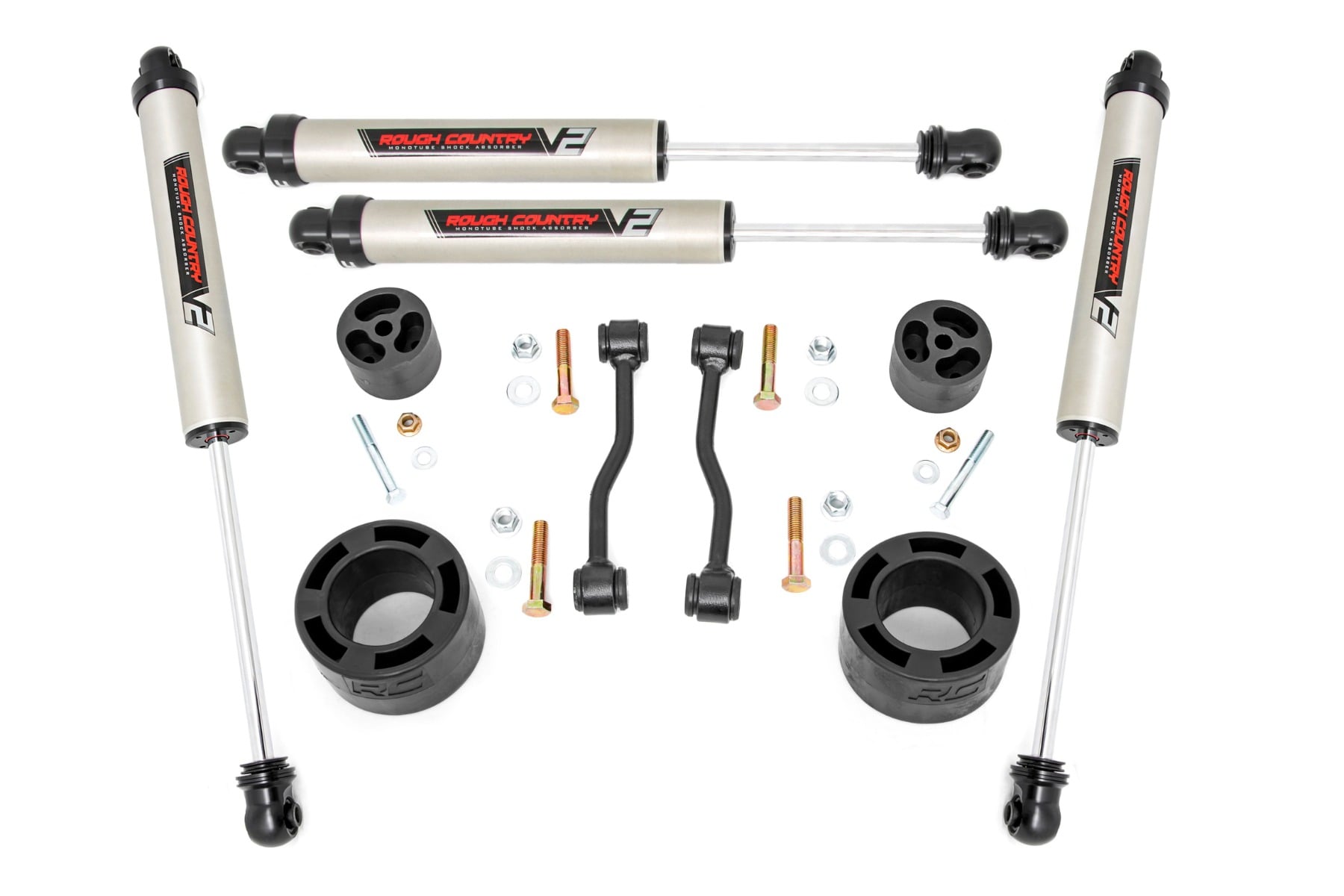 2.5 Inch Leveling Kit Spacers V2 Jeep Gladiator JT 4WD (2020-2023) Rough Country