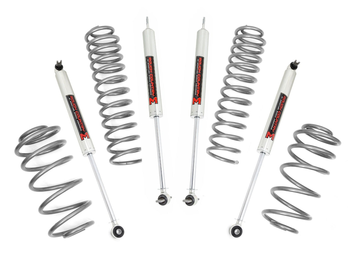 2.5 Inch Lift Kit 4 Cyl M1 Jeep Wrangler TJ (97-06)/Wrangler Unlimited (04-06) Rough Country
