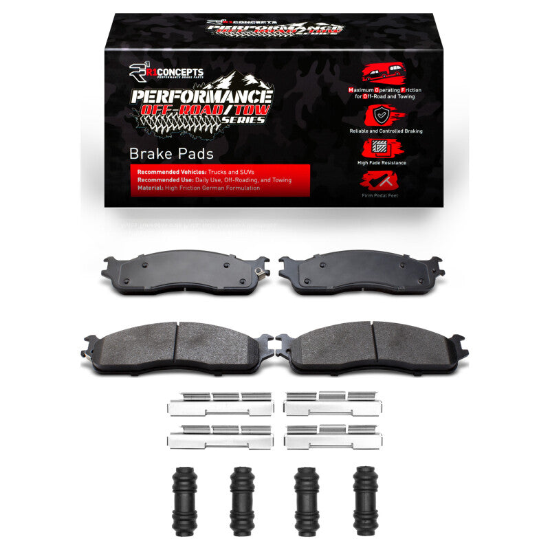 R1 03-08 Dodge Ram 4000 (Mexico) Front Performance Off-Road/Tow Brake Brake Pads & Hardware Kit