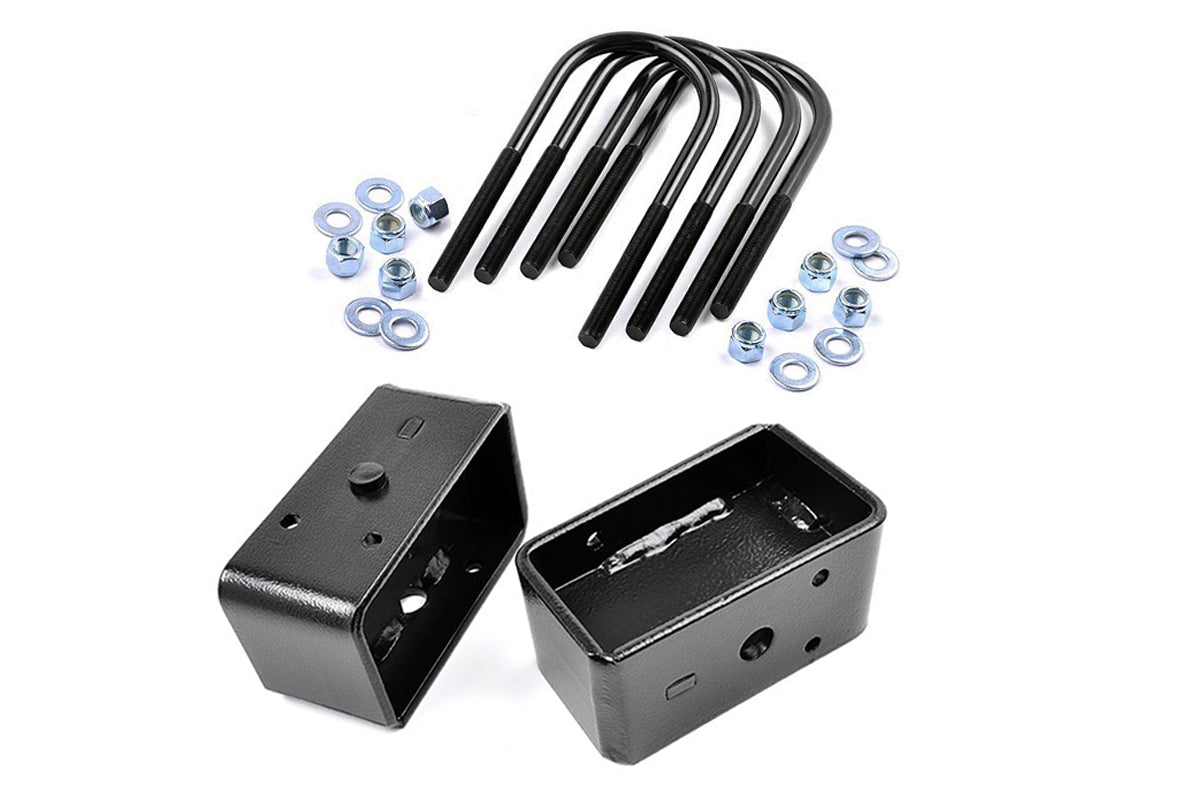 3 Inch Block & U-Bolt Kit Ford Excursion/F-250 Super Duty/F-350 Super Duty Rough Country
