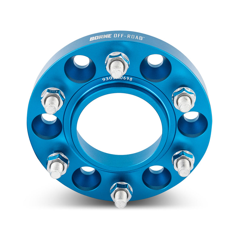 Mishimoto Wheel Spacers - 6x139.7 - 93.1 - 30mm - M12 - Blue