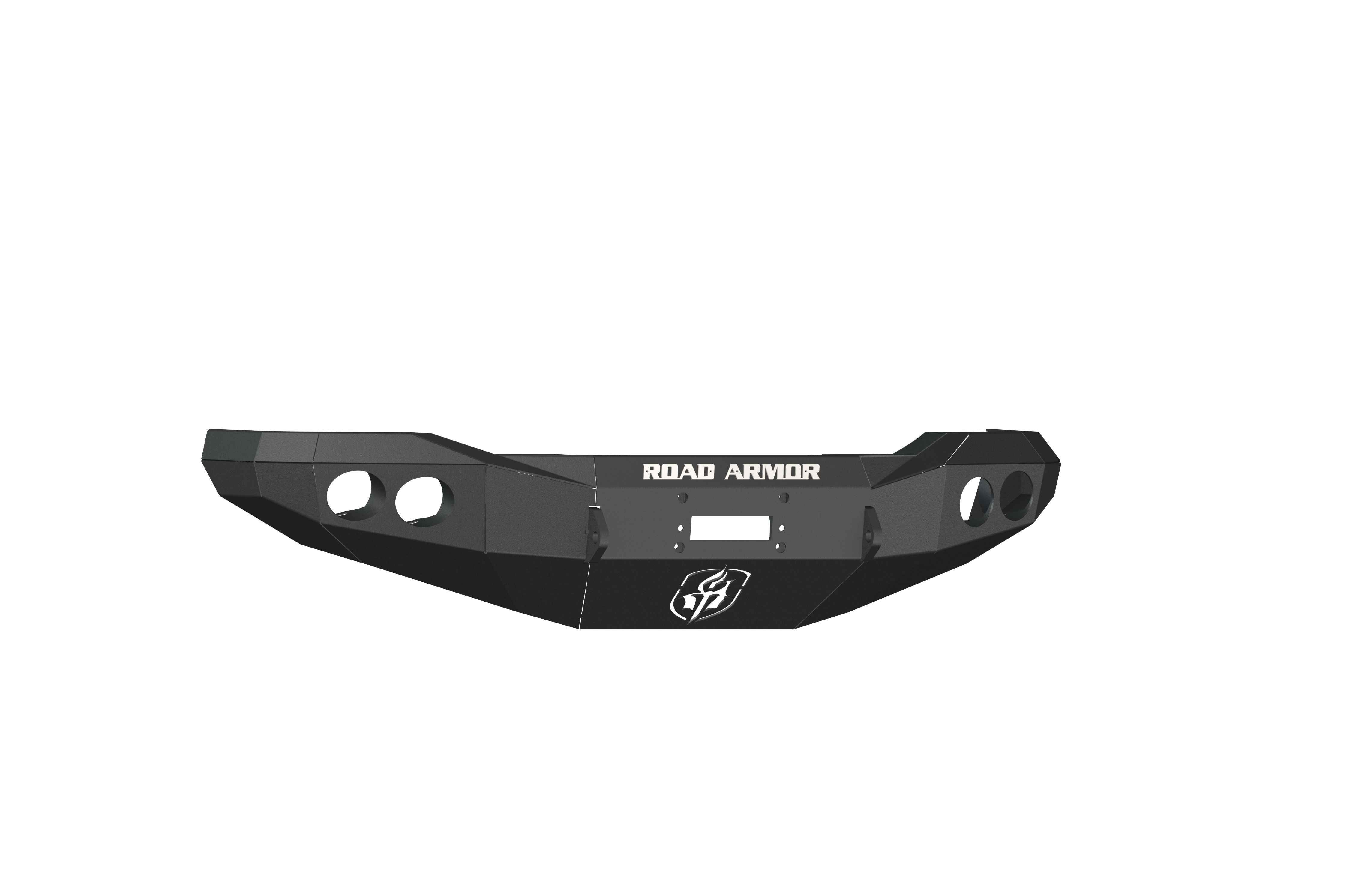 Stealth Front Winch Bumper | Round Holes - Texture Black 1999-2004 Ford F-250 F-350 F-450 Excursion
