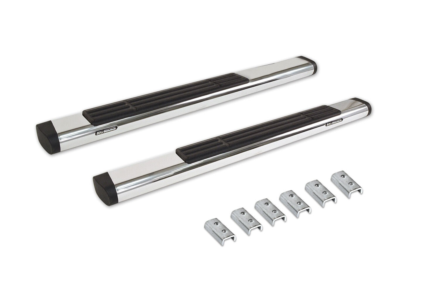 6 Inch OE Xtreme Series SideSteps Boards Only Polished Stainless Steel 1999-2026 Ford F-250/F-350 Standard Cab Go Rhino