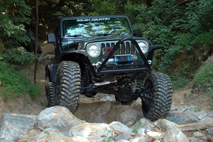 4 Inch Lift Kit X-Series Jeep Wrangler TJ (97-06)/Wrangler Unlimited (04-06) Rough Country