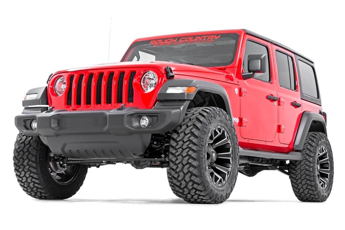 2.5 Inch Lift Kit Coils M1 Jeep Wrangler Unlimited Non-Rubicon 4WD (2018-2023) Rough Country