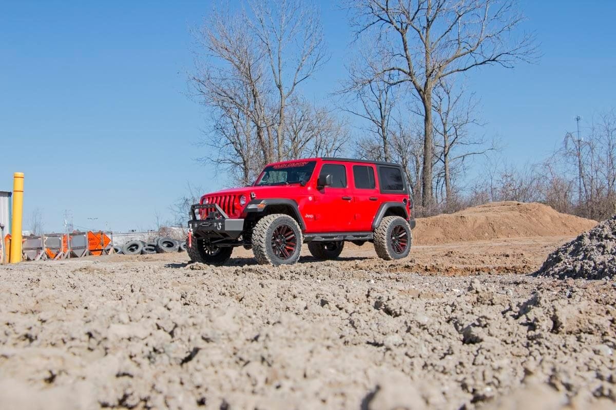 3.5 Inch Lift Kit C/A Drop Stage 1 V2 Jeep Wrangler Unlimited (18-23) Rough Country