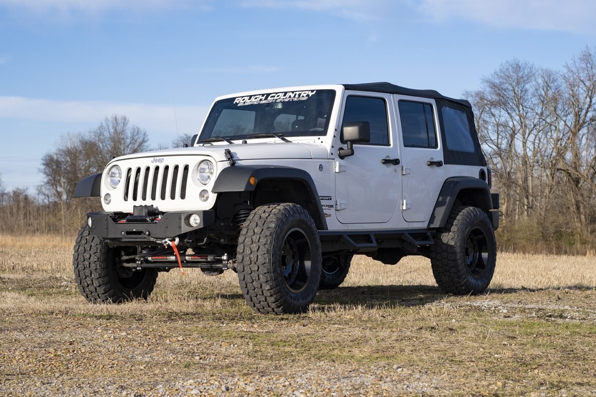 3.25 Inch Jeep Suspension Lift Kit w/Vertex Shocks 07-18 Wrangler JK Unlimited Rough Country
