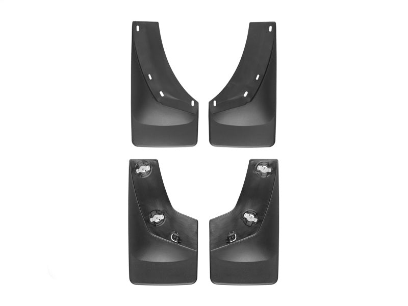 WeatherTech 07 Chevrolet Silverado No Drill Mudflaps - Black