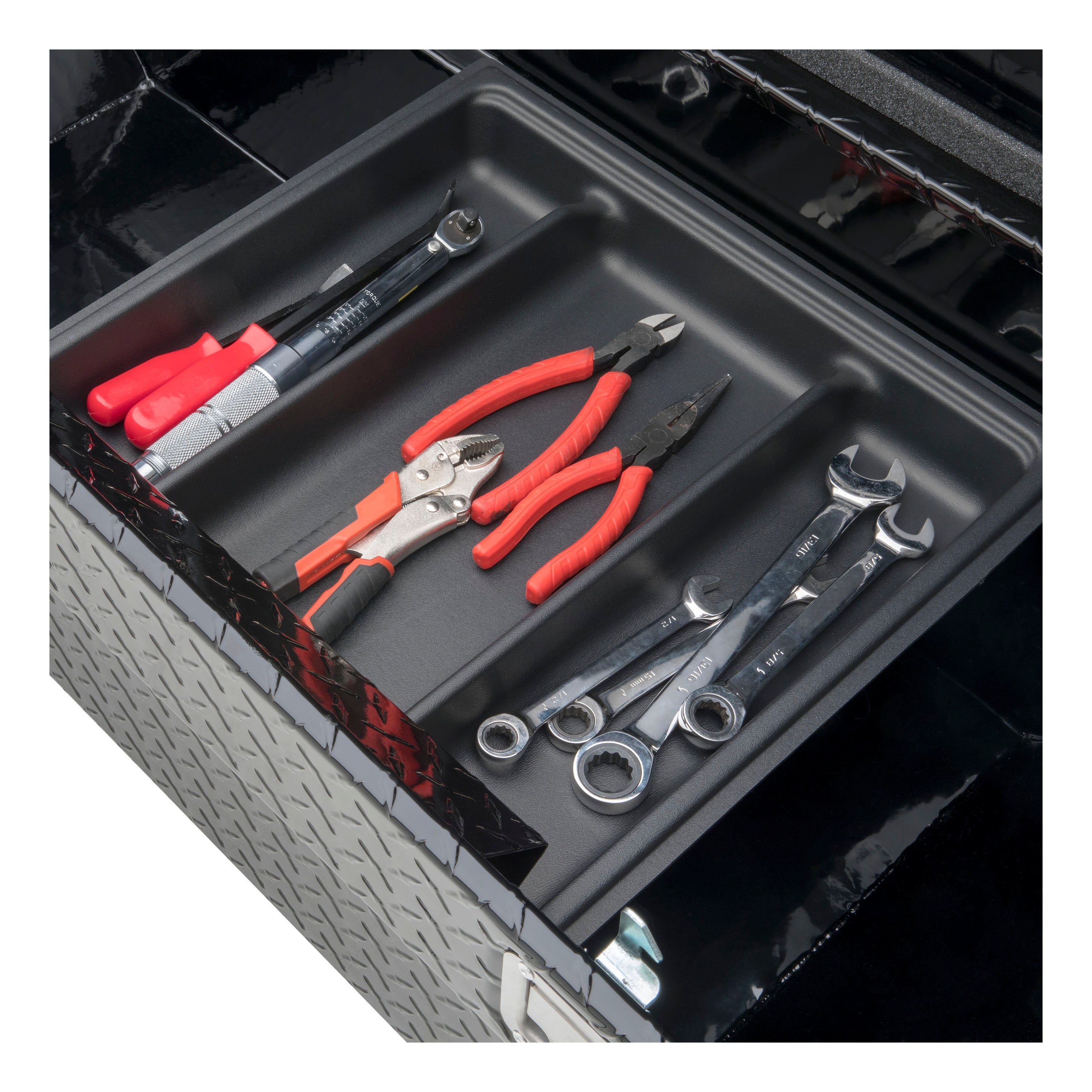 UWS 69" Deep Crossover Truck Tool Box Model TBSD-69-BLK