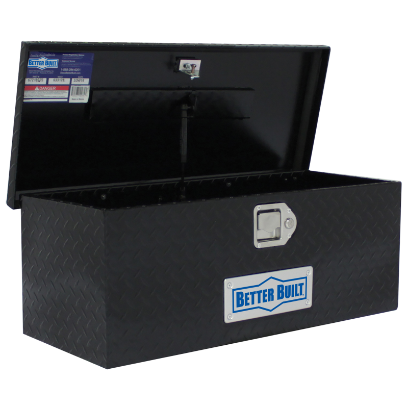 Better Built 30" Matte Black Aluminum ATV Tool Box Model 67210275