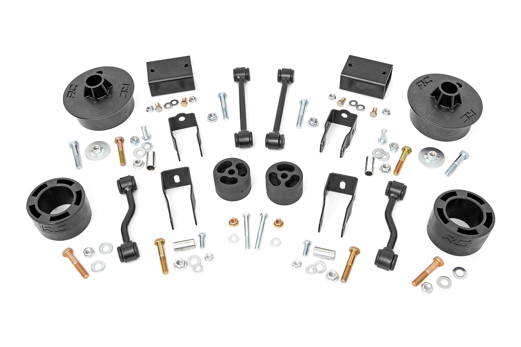 2.5 Inch Lift Kit Spacers Jeep Wrangler JL (18-23)/Wrangler Unlimited (18-23) Rough Country