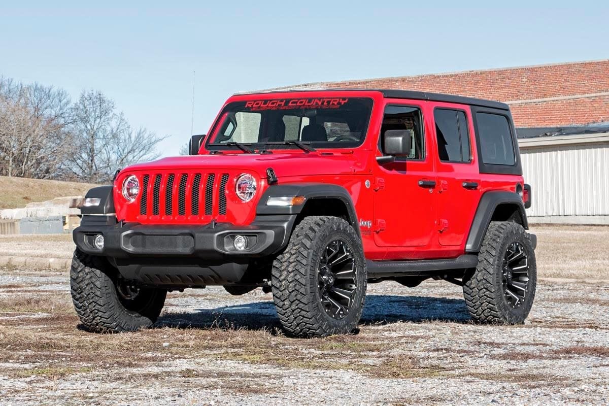 2.5 Inch Lift Kit Spacers Jeep Wrangler JL (18-23)/Wrangler Unlimited (18-23) Rough Country
