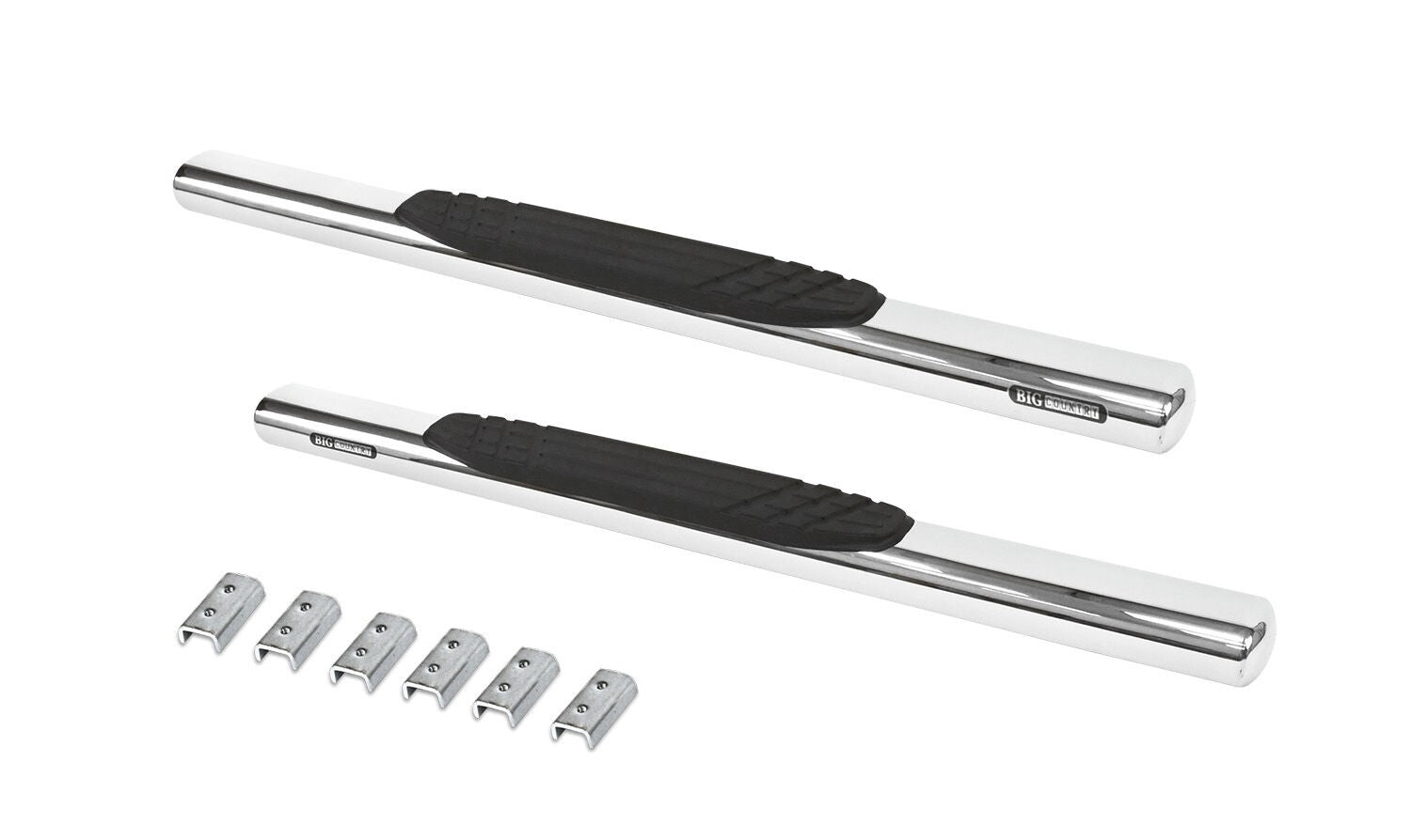 4 Inch OE Xtreme SideSteps With Mounting Bracket Kit Polished Stainless Steel 2009-2025 Dodge Ram 150/2500/3500 Go Rhino