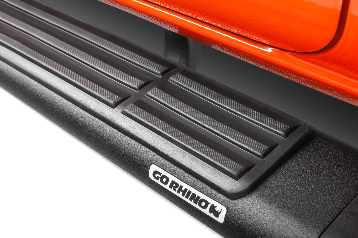 6 Inch OE Xtreme SideSteps With Mounting Bracket Kit Textured Black 2019-2026 Ford Ranger Go Rhino
