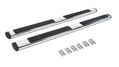 6 Inch OE Xtreme SideSteps With Mounting Bracket Kit Polished Stainless Steel 2017-2026 Ford F-250/F-350 Go Rhino