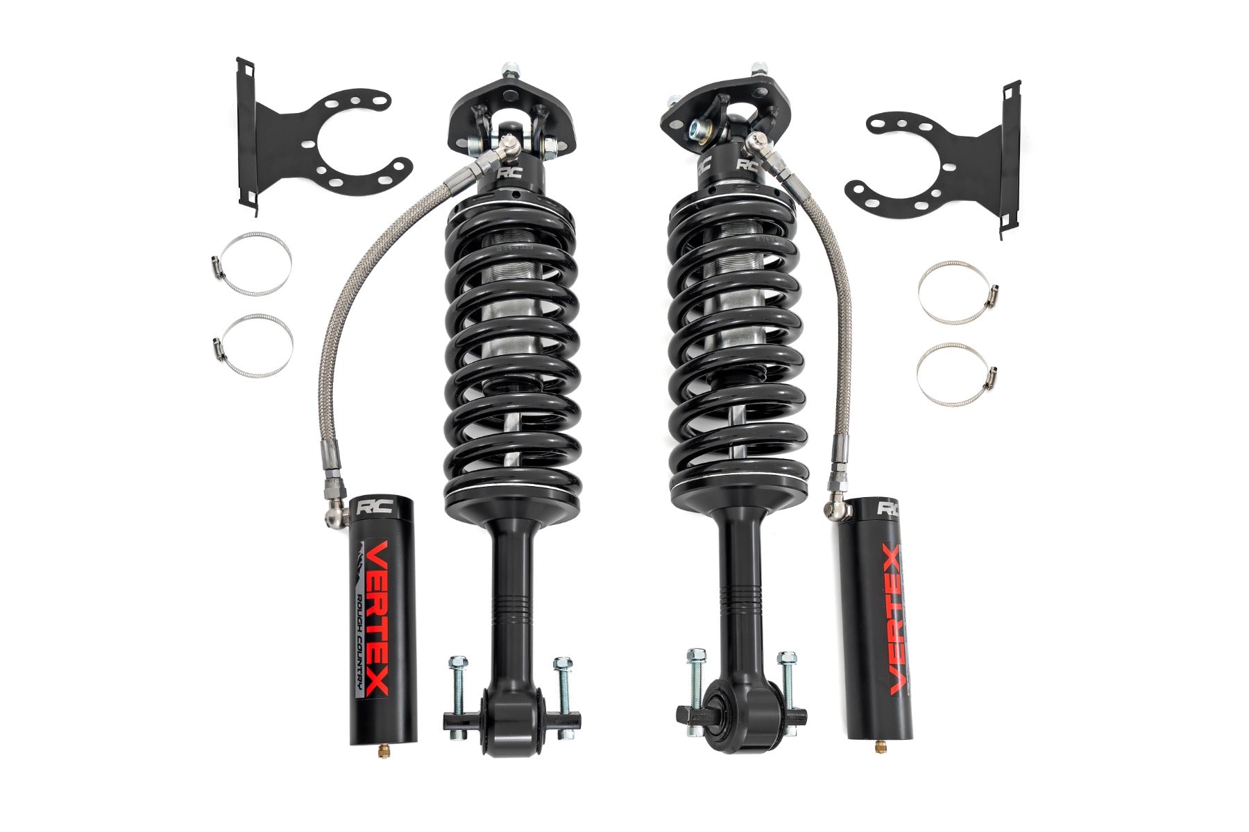 Vertex 2.5 Reservoir Coilovers Front 6 Inch Chevy Silverado 1500 (19-26) Rough Country