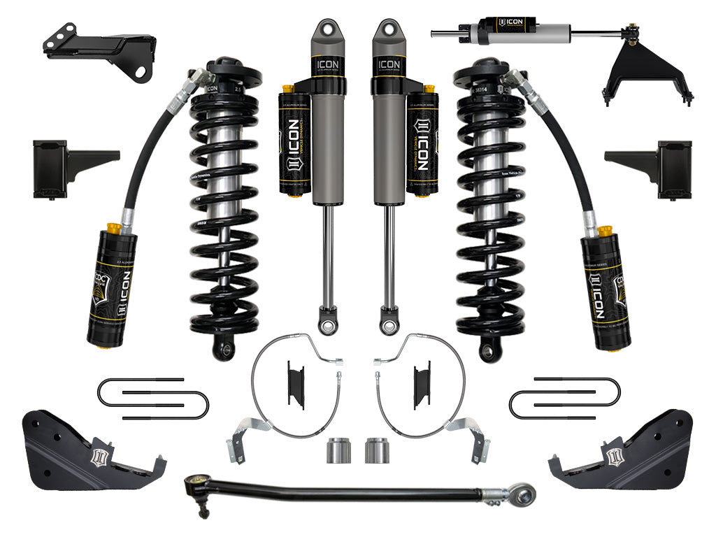ICON 2023-2025 Ford F-250/F-350 Super Duty 4WD, 4-5.5" Lift, Stage 5 Coilover Conversion System