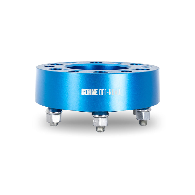 Mishimoto Wheel Spacers - 6x139.7 - 93.1 - 50mm - M12 - Blue