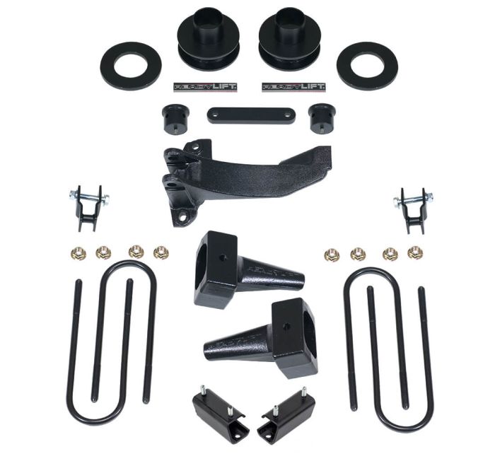 2.5 Inch SST Lift Kit W/ 4 Inch Rear Blocks 2011-2016 Ford Super Duty F-250/F-350 4WD 1-Pc Drive Shaft Only ReadyLIFT