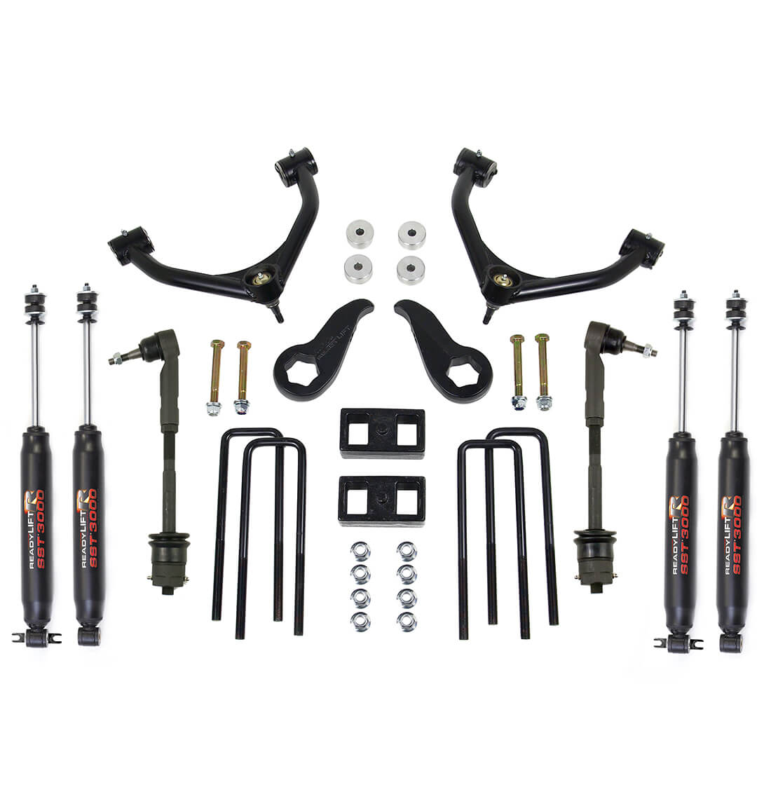 3.5 Inch F / 2 Inch R SST Lift Kit- 2011-2019 Silverado/Sierra 3500HD SRW-Tow & DRW w/ SST3000 Shocks ReadyLIFT