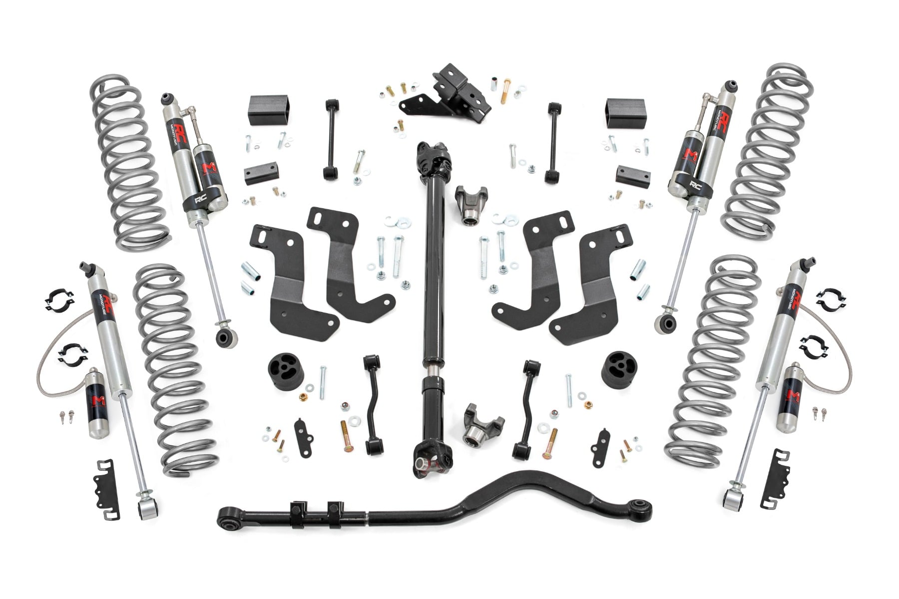 3.5 Inch Lift Kit C/A Drop FR D/S M1R Jeep Wrangler Unlimited Rubicon (18-23) Rough Country
