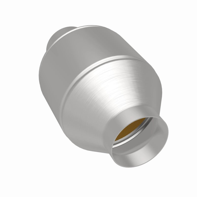 MagnaFlow Univ Cat Conv 2.5in Inlet/Outlet Center/Center Round 3in Body L x 5in W x 8.75in Overall L