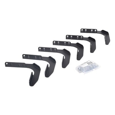V Series V3, RB30 and RB Slim Side Steps Mounting Brackets Only Textured Black 1999-2016 Ford F-250/F-350 Go Rhino
