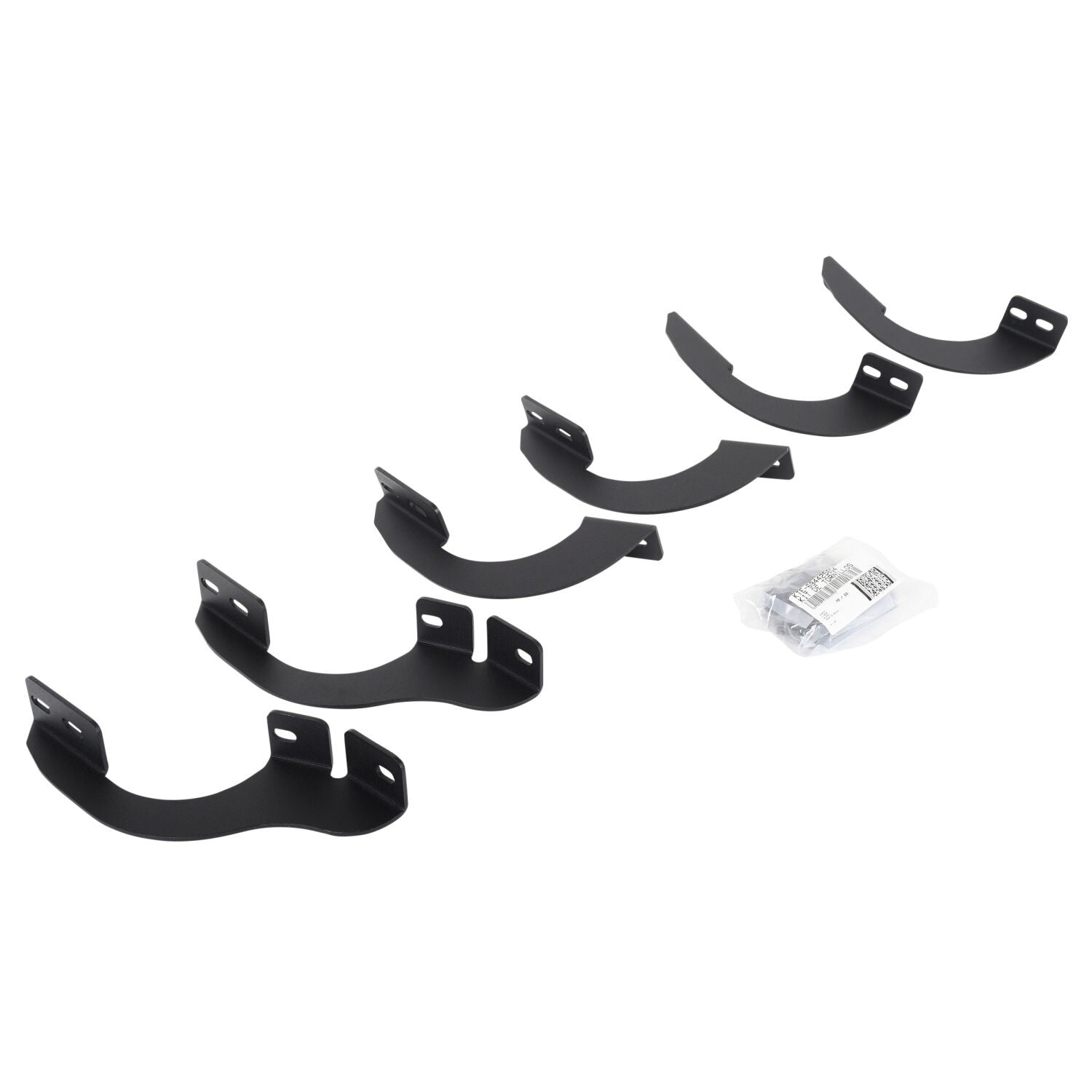 RB10/RB20 Running Boards Mounting Brackets Only Textured Black 2014-2024 Toyota 4Runner Go Rhino